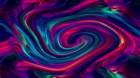 Abstract Swirling Colors Video stock 284408460