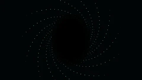 Abstract Swirling Dots Animation Stock Footage 344512368