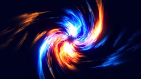 Abstract Swirling Energy Background Dynamic Flowing Motion Animation Stock Footage 346197457