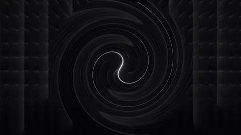 Abstract swirling energy vortex forming with subtle grid background during .. Stock Footage 341691323