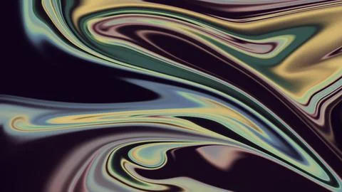 Abstract swirling fluid texture in muted earthy tones and dark background Stock Illustration