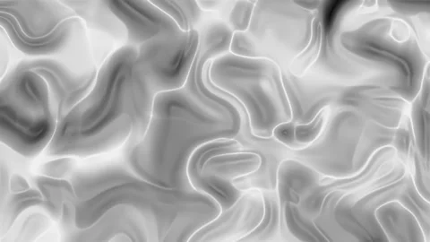  Abstract swirling glowing form pattern in gray scale Stock Footage 321099392