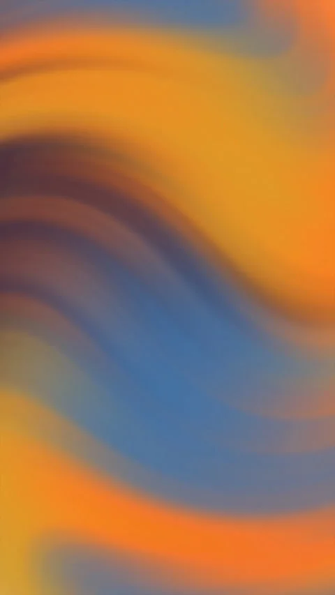 Abstract Swirling Gradient Background of Blue and Orange Hues Stock Footage 339708181