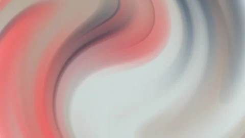 Abstract Swirling Gradient Background Coral Blue Gray Soft Smooth Motion Stock Footage 340155856