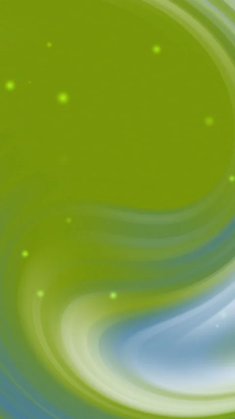 Abstract Swirling Gradient Waves with Sparkling Particles Motion Background Video stock 340648442