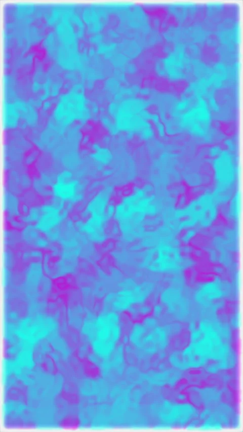 Abstract swirling impressionistic dabs pattern in turquoise on magenta  Stockbeeldmateriaal 306058994