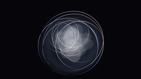 Abstract Swirling Light Orb Animation Stock-Footage 343411485