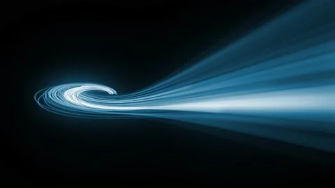 Abstract Swirling Light Strings Particles Background Loop 库存影片 166697198