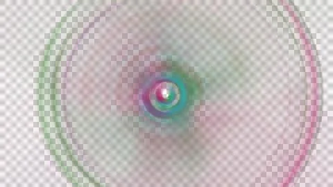 Abstract swirling light vortex with vibrant colors. Psychedelic spiral Stock Illustration