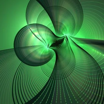 Abstract swirling lines background. Light neon wave multi line effect. Illustration