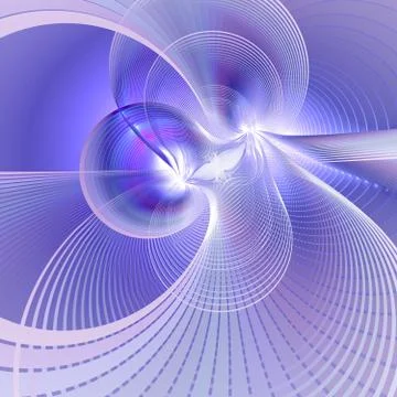 Abstract swirling lines background. Light neon wave multi line effect. 스톡 일러스트