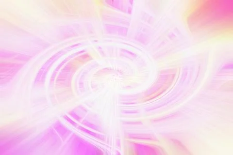 Abstract swirling motion background with soft pastel pink and white light Illustrazione stock