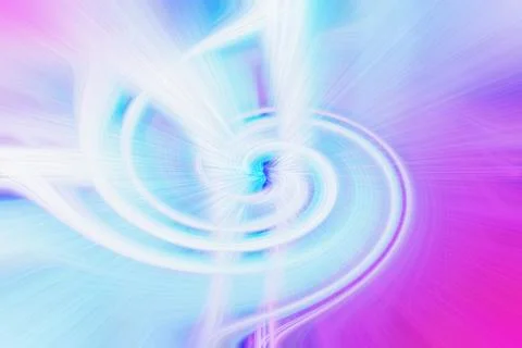 Abstract swirling motion background with vibrant blue and purple light イラスト素材