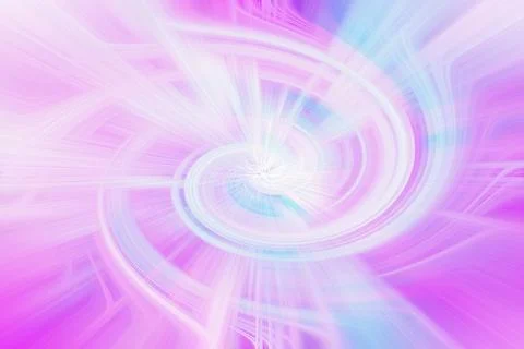 Abstract swirling motion background with vibrant pink and blue light trails Stock Illustration