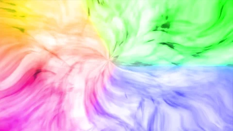 Abstract swirling multicolored background, waves, smoke, curvature. Video stock 251004319