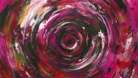 Abstract swirling paint vortex background, hand drawn digital stop motion a.. Stock Footage 342041523