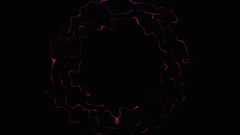 Abstract swirling particles in a dark void with subtle red glow for technol.. Stock Footage 342511692