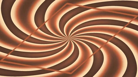 Abstract Swirling Pattern Artwork Creating Hypnotic Spin in Warm Brown Tones Stock Footage 328299290