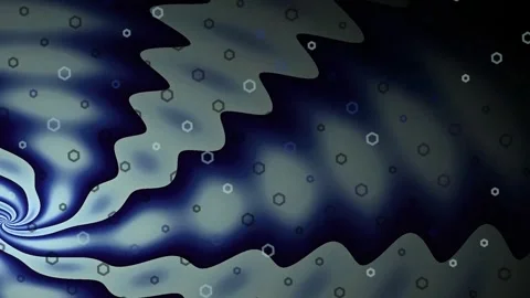 Abstract Swirling Pattern in Deep Blue Tones Moving Centerward Stock Footage 328298965
