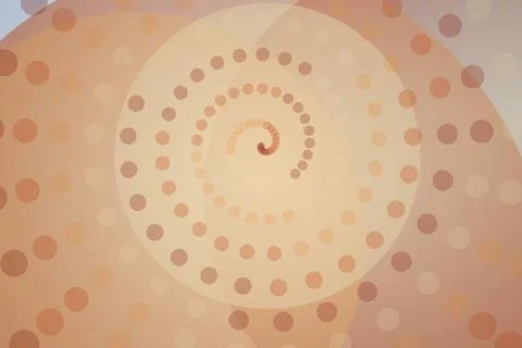 Abstract swirling pattern with dots in warm beige tones Stock Photos