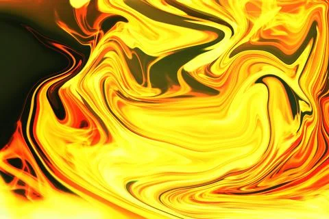 Abstract swirling pattern is flowing in flat design across clear background Stock Photos