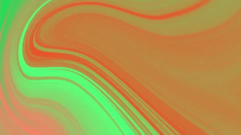 Abstract swirling pattern in green, orange, and red colors Stock Footage 318351303