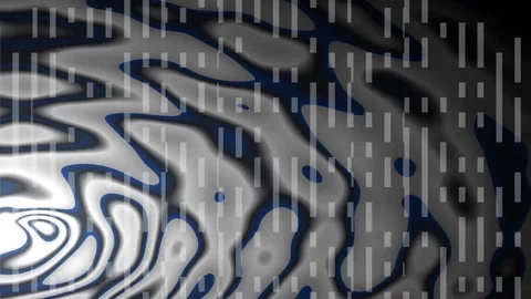 Abstract Swirling Pattern in Metallic Gray and Blue Scene with Ripple Effects Stock Footage 328298988