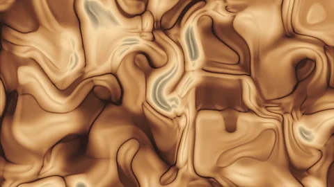 Abstract swirling pattern resembling liquid gold or caramel. Stock Footage 323152544