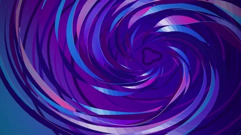 An abstract swirling pattern rotates and spirals inwards creating a dynamic  Stock Footage 340678304