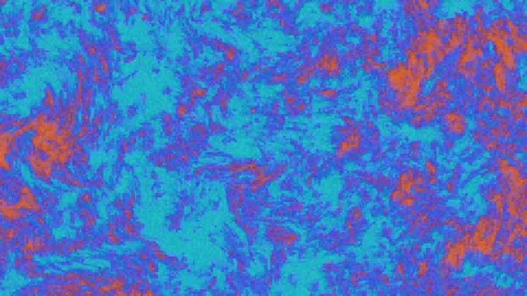 Abstract swirling patterns of blue, cyan, and orange textures 스톡 동영상 343147130