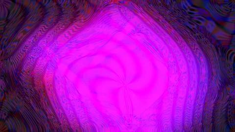 Abstract Swirling Patterns in Bright Pink and Purple Neon Lights Stock Illustration