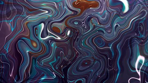 Abstract Swirling Patterns in Digital Art 스톡 일러스트