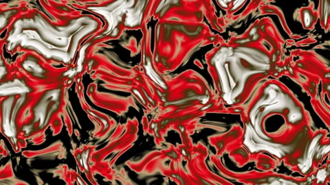 Abstract swirling patterns in red, black, and white, evoking a sense of mov.. Stock Footage 309301583