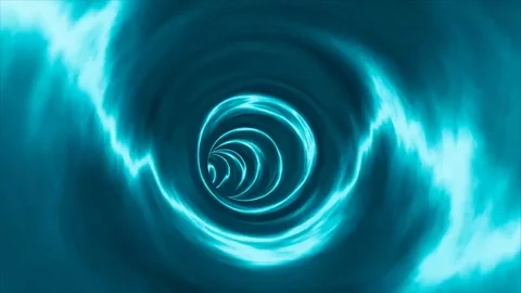 Abstract swirling patterns travel through dynamic colors and designs Stock Footage 320390517