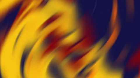 Abstract swirling patterns in vibrant yellow and orange hues Stock Footage 309848349