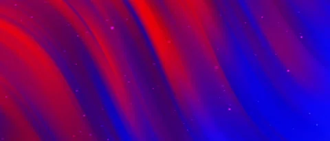 Abstract Swirling Red Blue Gradient Background with Floating Particles Video stock 339195384
