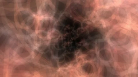 Abstract Swirling Smoke Patterns in Warm Amber and Dark Hues Background Видео 340412679
