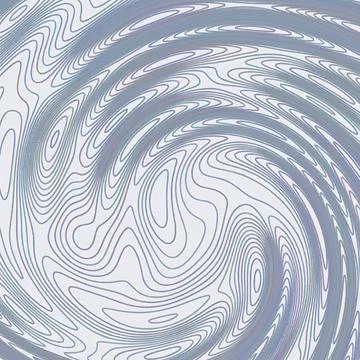 Abstract Swirling Topographic Pattern in Blue and Lavender Tones Stock Illustration