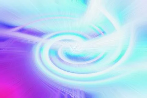 Abstract swirling vortex background with vibrant light streaks in shades Stock Illustration