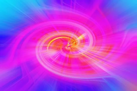 Abstract swirling vortex background with vibrant pink and blue colors イラスト素材