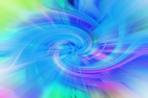 Abstract swirling vortex background with vibrant blue cyan and purple light イラスト素材