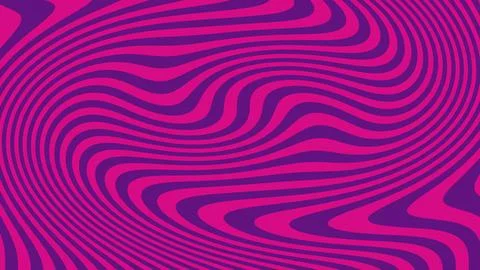 Abstract Swirling Waves Pattern in Vibrant Purple and Pink Gradient Background 스톡 일러스트
