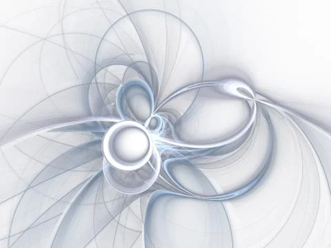Abstract swirling wavy line elements. Grey waving background. Light effect. F Stock Illustration