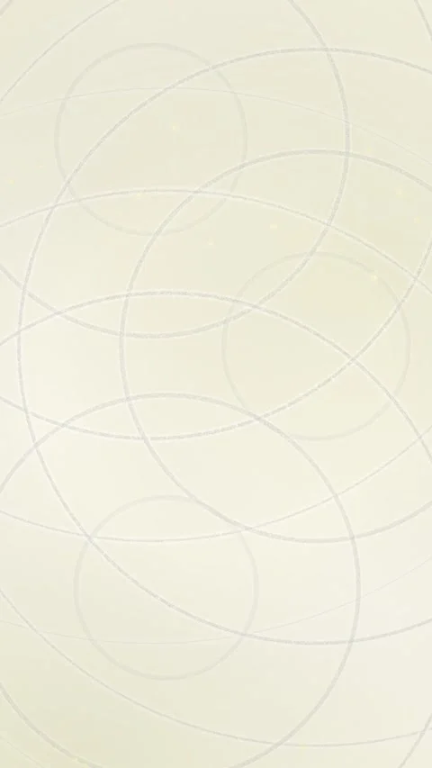 Abstract Swirls and Circles Pattern on Soft Yellow Background - Elegant Mot.. Stock Footage 347698436