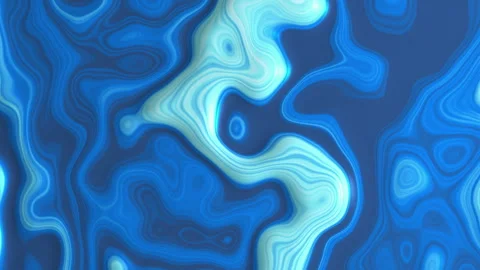 Abstract swirls of deep blue and light blue blend together Video stock 335317350