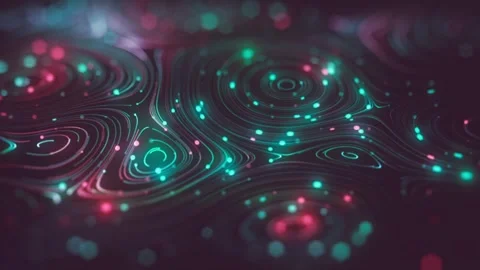 Abstract Swirls Digital Background Stock Footage 331364412