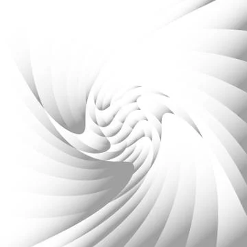 Abstract swirly image. Grayscale vortex, spirally pattern. イラスト素材