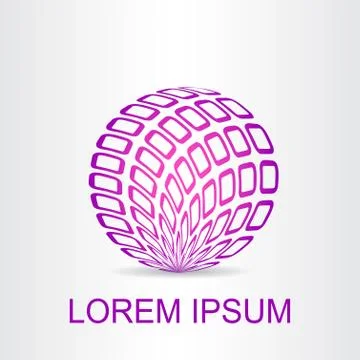 Abstract symbol. Illustrazione stock