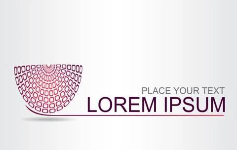 Abstract symbol. Illustrazione stock