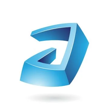 Abstract Symbol of Letter A Stock Illustration